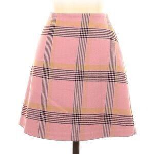 Aritzia Pink Plaid Skirt
